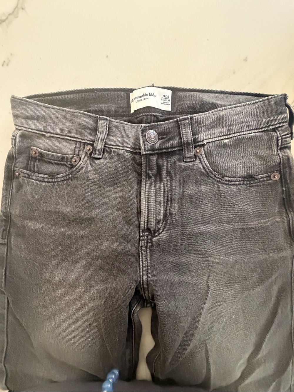Abercrombie & Kids Boy’s Gray Slim Fit Jeans